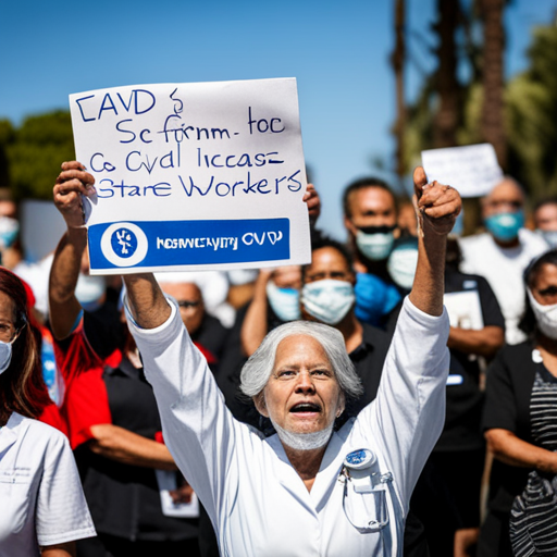 Healthcare Workers Rally for Higher Wages and Staffing Increases Amidst Ongoing Pandemic Turmoil